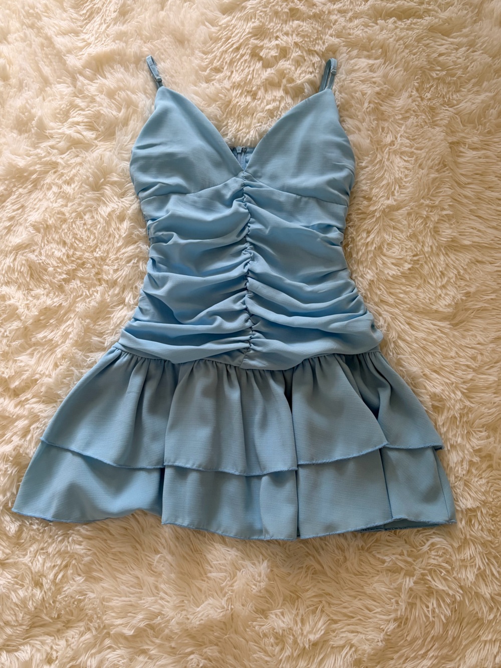 That’s so Fetch Blue Ruched Mini Dress